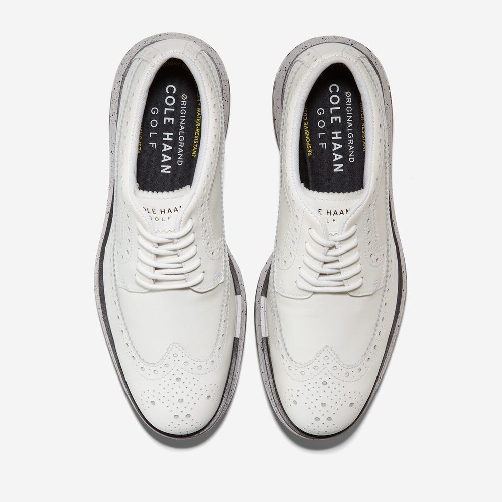 🎉LAST PIECE🎉COLE HAAN Men's Leather Waterproof ØriginalGrand Tour Golf Shoe - Picture 7 of 12